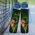 Cook Islands Polynesian Custom Personalised Hydro Tracking Bottle - Floral With Seal Flag Color - Polynesian Pride