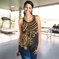 Polynesian Racerback Tank (Women) - Polynesian Golden Turtle - Polynesian Pride