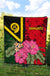 Vanuatu Premium Quilt - Vanuatu Flag with Hibiscus - Polynesian Pride