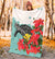 Hawaii Turle Sea Hibiscus Premium Blanket - Polynesian Pride