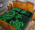 Cook Islands Quilt Bed Set - Green Tentacle Turtle - Polynesian Pride