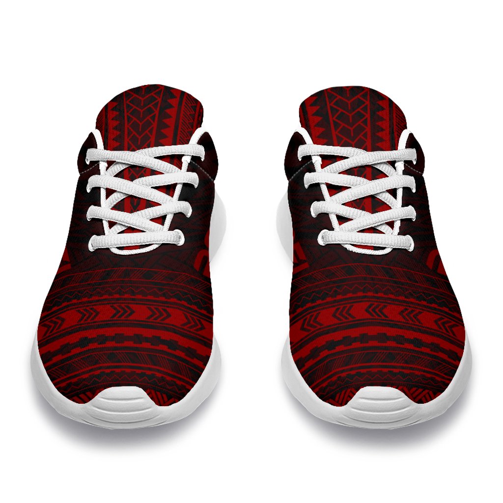 Pohnpei Sporty Sneakers - Polynesian Chief Red Version - Polynesian Pride