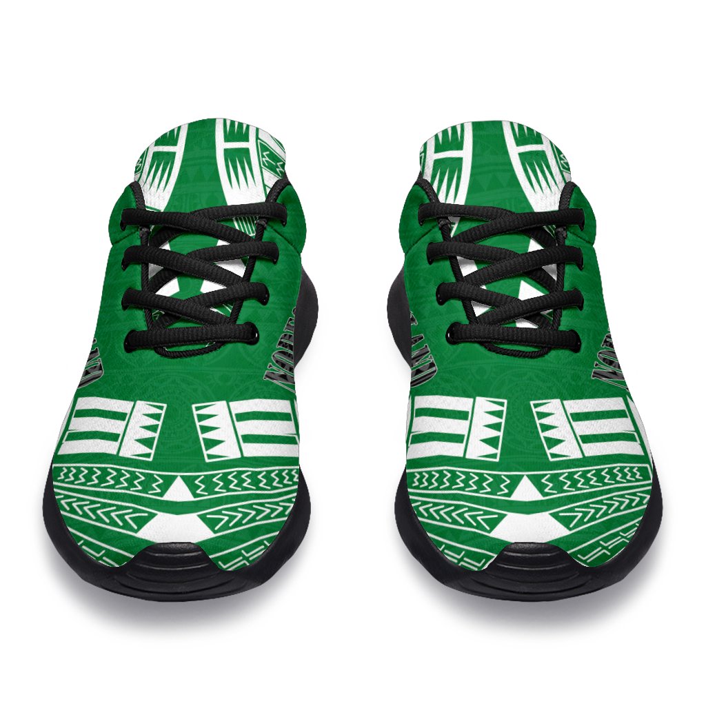 Norfolk Island Sport Sneakers - Polynesian Tattoo Flag - Polynesian Pride