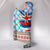 Hawaii Flag Santa Claus Pattern Christmas Hooded Blanket - Noel Style - AH - Polynesian Pride