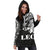 Sun In Leo Zodiac Women Hoodie Dress Polynesian Tattoo Simple - White - Polynesian Pride