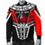 Tonga Bomber Jacket - It's In My DNA White Red Color - Polynesian Pride