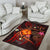 Kosrae Polynesian Personalised Area Rug - Legend of Kosrae (Red) - Polynesian Pride