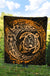 Hawaiian Turtle Polynesian Gold Premium Quilt - Polynesian Pride