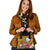 Hawaii Polynesian Shoulder Handbag - Hawaii Seal With Turtle Plumeria (Gold) One Size Gold - Polynesian Pride