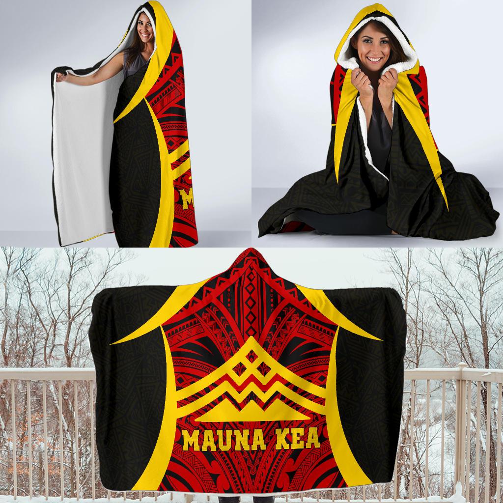 Hawaii Hooded Blanket - Protect Mauna Kea - Polynesian Pride