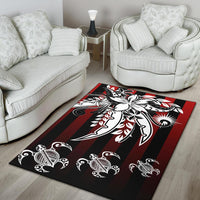Marshall Island Area Rug - Vertical Stripes Style - Polynesian Pride