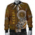 Chuuk Men's Bomber Jacket - Polynesian Boar Tusk - Polynesian Pride