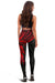 Cook Islands Polynesian Leggings (Women) - Red Turtle - Polynesian Pride