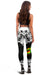 Polynesian Kanaka Flag Leggings - Nora Style - White - Polynesian Pride