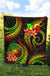 American Samoa Polynesian Premium Quilt - Reggae Plumeria - Polynesian Pride