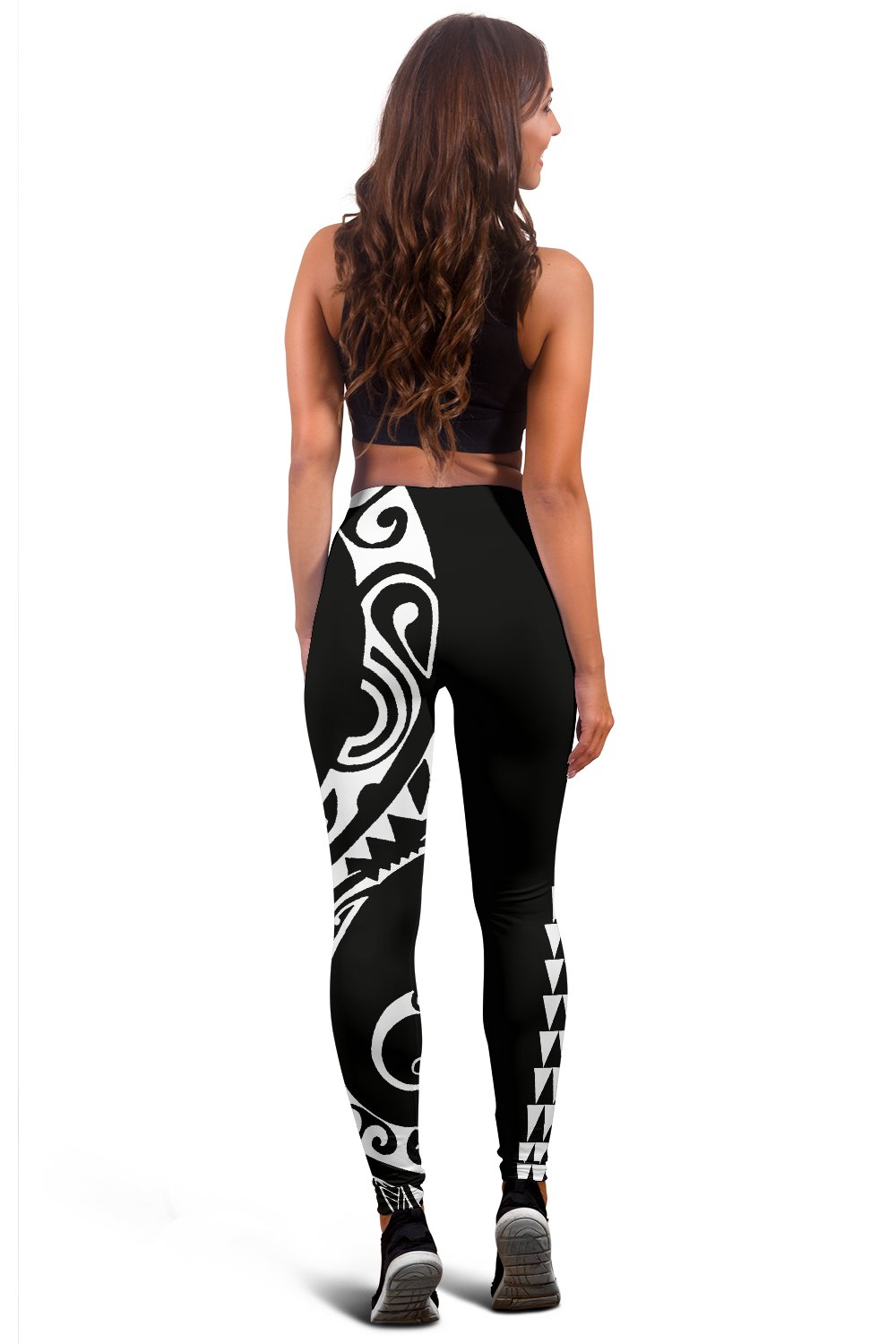 White Polynesian Tribal Women's Leggings - Polynesian Pride