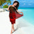 Polynesian Sarong - Red Hibiscus Patterns - Polynesian Pride