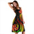 Samoa Polynesian Midi Dress - Reggae Plumeria - Polynesian Pride