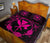 Hawaii Kanaka Turtle Hibiscus Polynesian Quilt Bed Set - Anthea Style Pink - Polynesian Pride