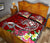 Guam Custom Personalised Quilt Bed Set - Turtle Plumeria (Red) - Polynesian Pride