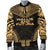 Wallis And Futuna Polynesian Chief Men's Bomber Jacket - Gold Version - Polynesian Pride