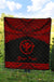 Hawaii Polynesian Custom Personalised Premium Quilt - Hawaii Pride Red Version - Polynesian Pride