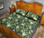 Hawaii Quilt Bed Set Summer Plumerias Flowers Palm Tree Monstera Leaves. AH - Polynesian Pride