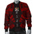 Fiji Men Bomber Jackets - Polynesian Tattoo Red - Polynesian Pride