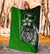 Kosrae Micronesia Premium Blanket Green - Turtle With Hook - Polynesian Pride