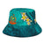 Vanuatu Polynesian Bucket Hat - Manta Ray Ocean - Polynesian Pride