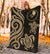 Yap Micronesian Premium Blanket - Gold Tentacle Turtle - Polynesian Pride