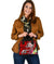 Hawaii Polynesian Shoulder Handbag - Hawaii Seal With Turtle Plumeria (Red) - Polynesian Pride