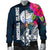 Marshall Islands Men's Bomber Jacket - Marshall Islands Summer - Polynesian Pride