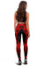 Cook Islands Women Leggings Polynesian Pattern Red - Polynesian Pride