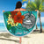 American Samoa Beach Blanket - Custom Personalised Tropical Flowers Style - Polynesian Pride