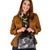 Custom Personalised Chuuk Shoulder Handbag - Humpback Whale with Tropical Flowers (White) One Size White - Polynesian Pride