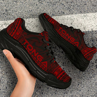 Tonga Chunky Sneakers - Polynesian Chief Red Version - Polynesian Pride
