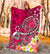 Hawaii Premium Blanket - Turtle Plumeria Polynesian Tattoo Pink Color - Polynesian Pride