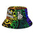 New Caledonia Bucket Hat - Rainbow Polynesian Pattern - Polynesian Pride