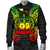Samoa Polynesian Men's Bomber Jacket Map Reggae - Polynesian Pride