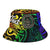 Palau Custom Personalised Bucket Hat - Rainbow Polynesian Pattern - Polynesian Pride