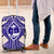 Guam Polynesian Luggage Covers - Guam White Seal with Polynesian Tattoo Ver 02 - Polynesian Pride