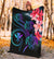 Hawaii Turtle Polynesian Tropical Premium Blanket - Cora Style Purple - Polynesian Pride