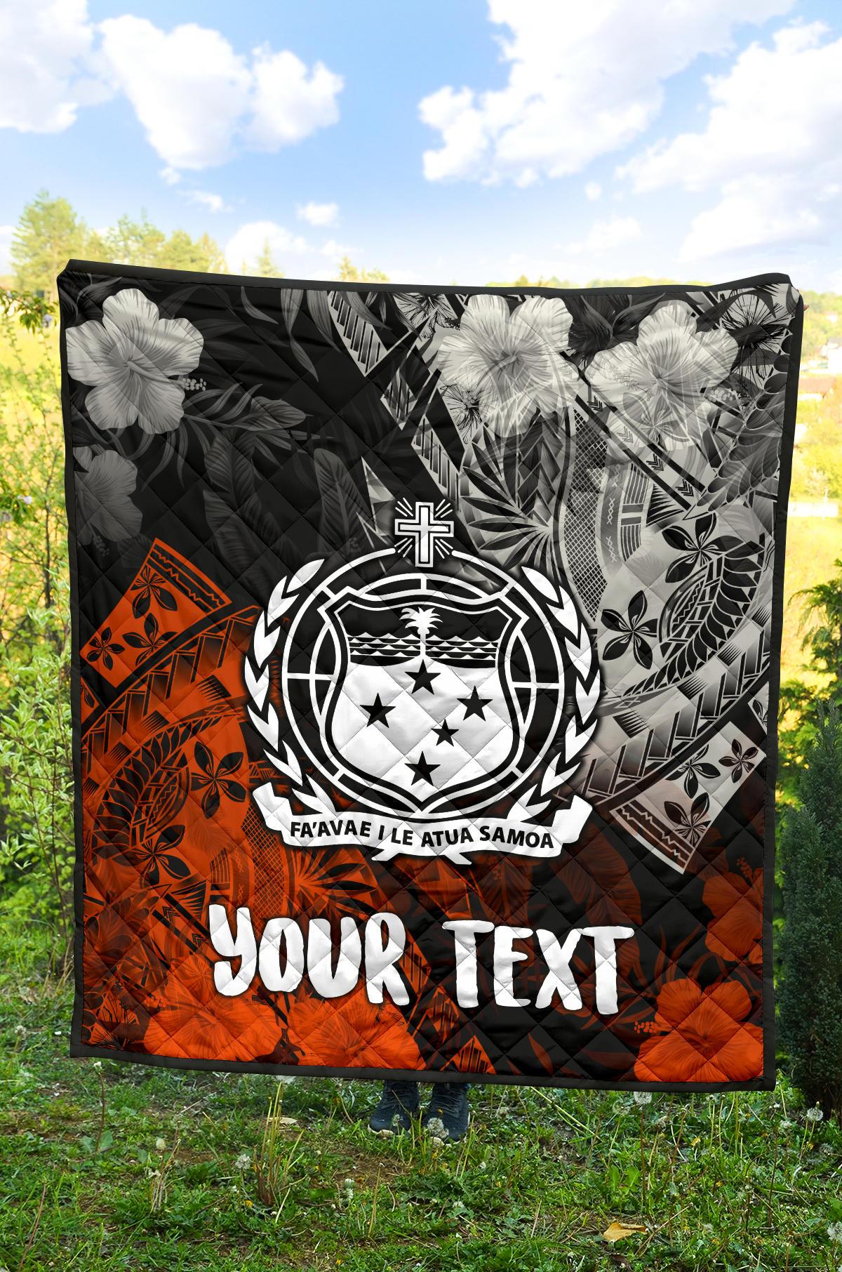 Samoa Polynesian Personalised Premium Quilt - Vinatge Polynesian Style - Polynesian Pride