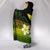 Kanaka Maoli (Hawaiian) Hooded Blanket, Polynesian Plumeria Banana Leaves Reggae - Polynesian Pride