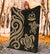 Vanuatu Premium Blanket - Gold Tentacle Turtle - Polynesian Pride