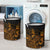 Vanuatu Laundry Basket - Polynesian Turtle Hibiscus Gold - Polynesian Pride