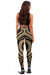 New Caledonia Women's Leggings - Gold Tentacle Turtle - Polynesian Pride