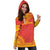 New Caledonia Women's Hoodie Dress - Polynesian Flag Chief - Polynesian Pride