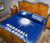 Marshall Islands Quilt Bed Set - Marshall Islands Flag Polynesian Tattoos Blue Fog Style - Polynesian Pride